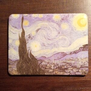 NWT Van Gogh Elegant Starry Night Art Print Magnet